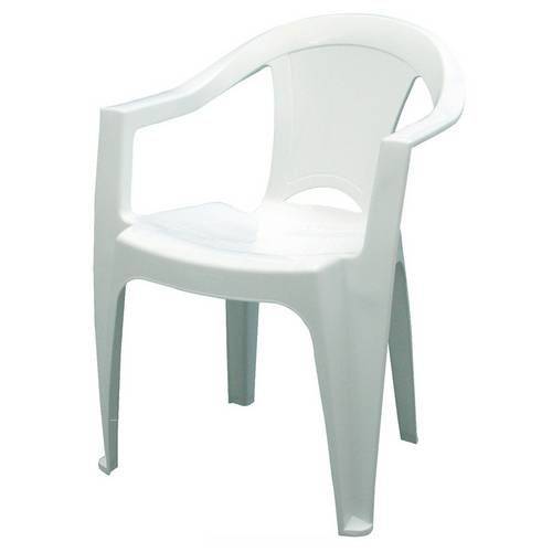 Cadeira Itajuba com Braços Branco Basic - Tramontina