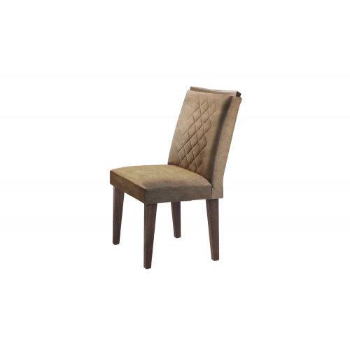 Cadeira Jade 100% MDF (Kit com 2 Cadeiras) - Móveis Rufato - Café/ Animale Chocolate - Móveis Bom de Preço -