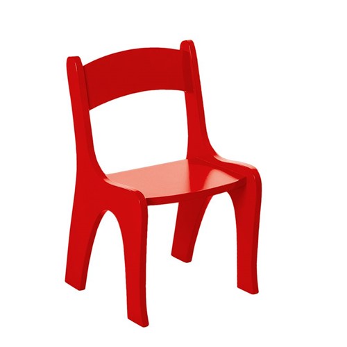 Cadeira Linha Infantil Vermelha - Wood Prime TA 1104149