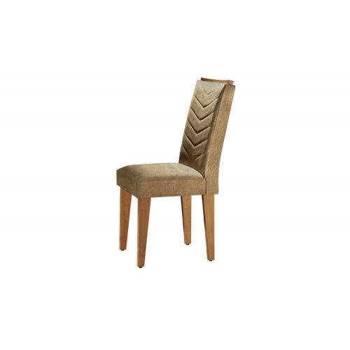 Cadeira Londrina 100% MDF (Kit com 2 Cadeiras) - Móveis Rufato - Imbuia/Animale - Móveis Bom de Preço -