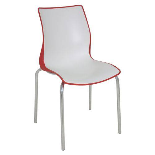 Cadeira Maja Vermelho/Branco