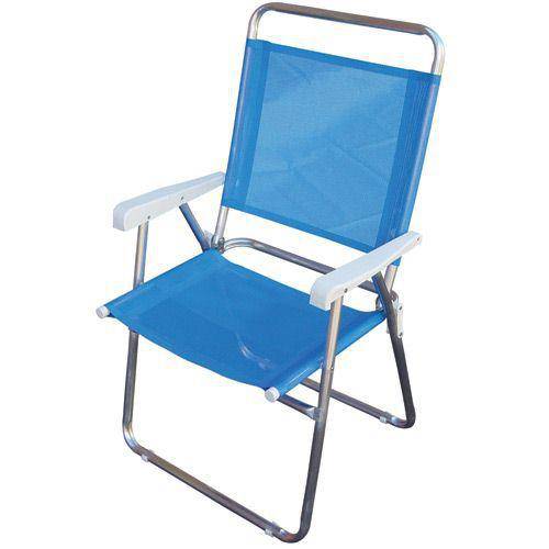 Cadeira Master Alumínio Plus Azul - Mor