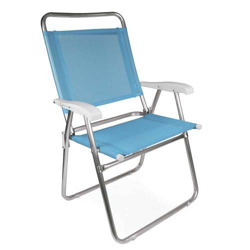 Cadeira Master Plus Fashion Alumínio - Azul