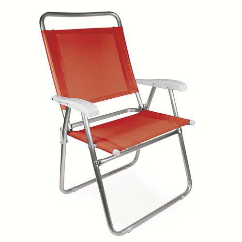 Cadeira Master Plus Fashion Alumínio - Coral