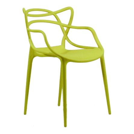 Cadeira Mix Chair Allegra Polipropileno Amarelo Byartdesign