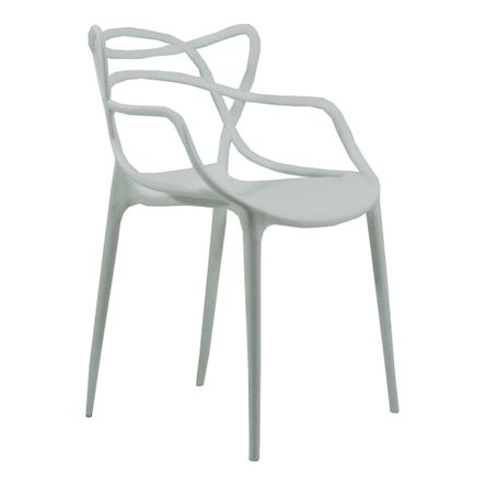 Cadeira Mix Chair Allegra Polipropileno Branco Byartdesign