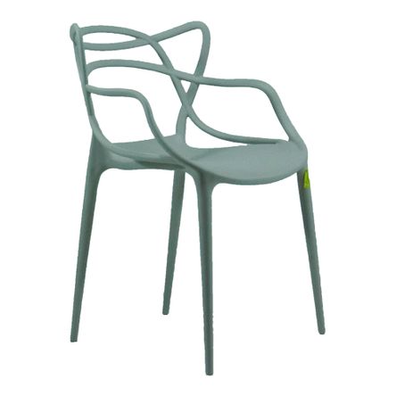 Cadeira Mix Chair Allegra Polipropileno Cinza Byartdesign