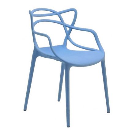 Cadeira Mix Kids Chair Allegra Polipropileno Azul Byartdesign