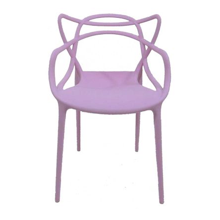 Cadeira Mix Kids Chair Allegra Polipropileno Rosa Byartdesign
