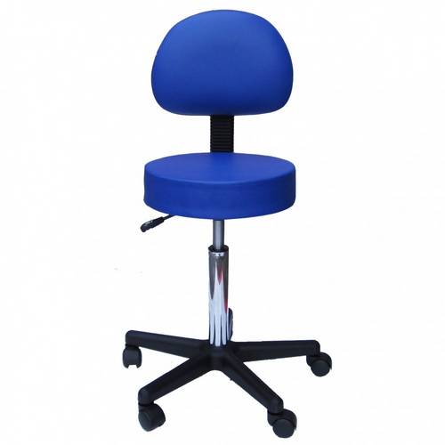 Cadeira Mocho com Encosto Fidler - Azul