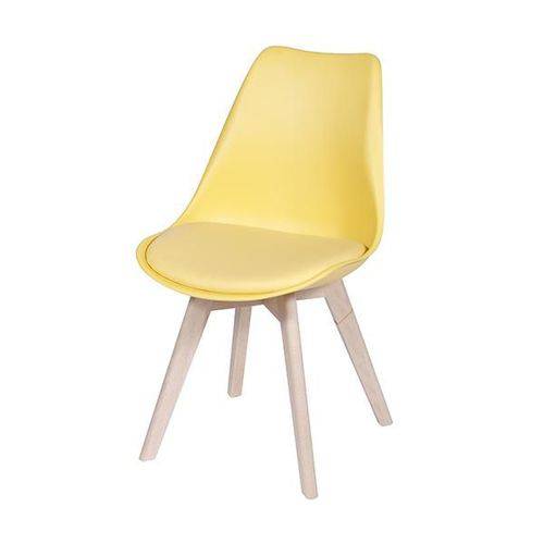 Cadeira Modesti - Amarela - C/ Almofada Fixa - ÓR Design