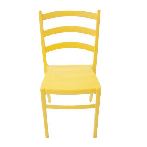 Cadeira Nadia Sem Braço Amarelo Summa - Tramontina