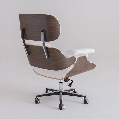 Cadeira Office Charles Eames - Elare - Courino Branco