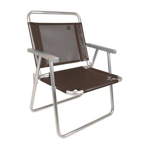 Cadeira Oversize Alumínio Preta 2153 Mor