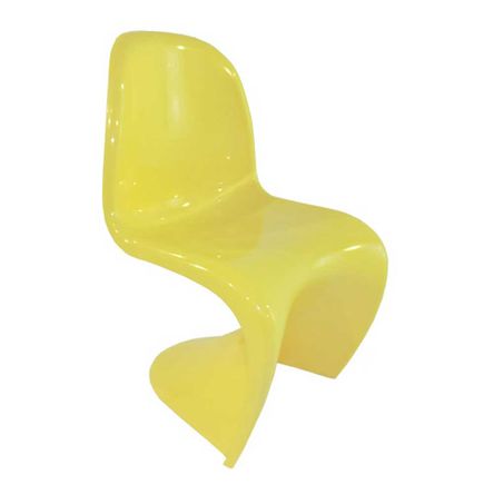 Cadeira Panton Infantil Amarelo Byartdesign