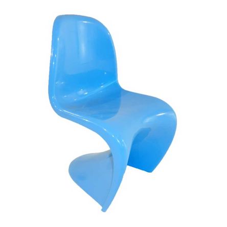 Cadeira Panton Infantil Azul Byartdesign