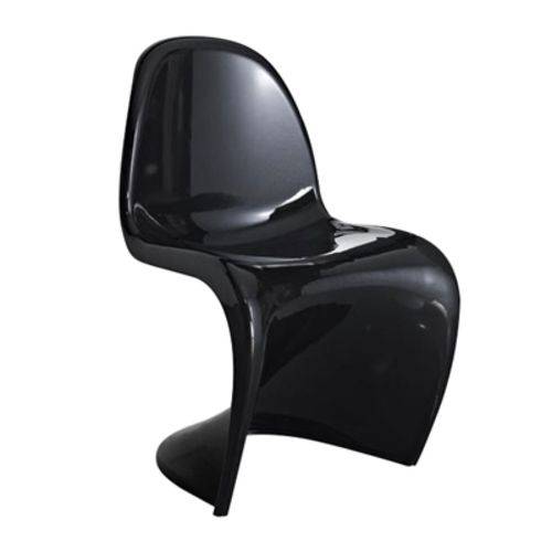 Cadeira Panton - Preto Brilho