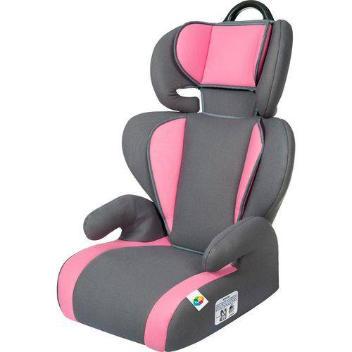 Cadeira para Auto Tutti Baby Safety & Comfort - Cinza/rosa - Grupos 2 e 3: 15 a 36 Kg