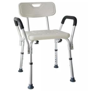 Cadeira para Banho Capacidade 150kg com Encosto CB/2 Astra (Cód. 17685)