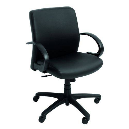 Cadeira para Escritório Secretária Executive New Caderode Courvin Preto