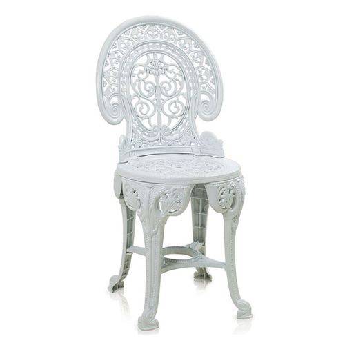 Cadeira Plástica Colonial Branca