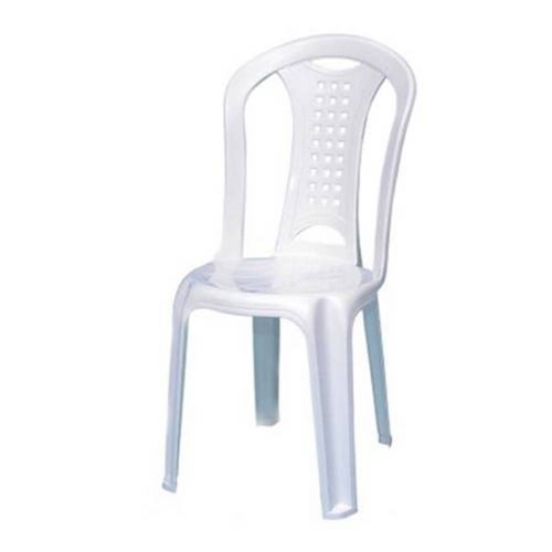 Cadeira Plástica Imbutida Branca