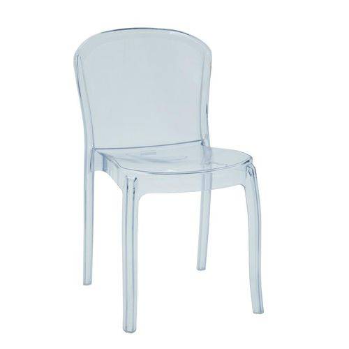 Cadeira Plastica Monobloco Anna Transparente
