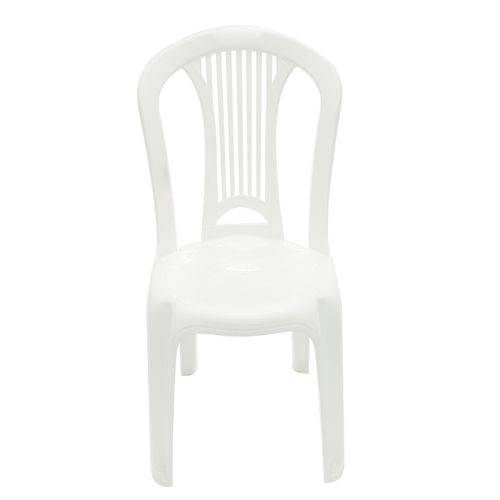 Cadeira Plástica Monobloco Atlantida Economy Branca Tramontina 92013/010