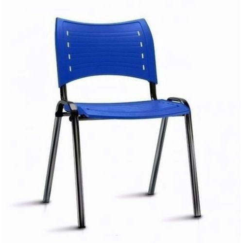 Cadeira Plástica Plus Azul (Kit 10 Peças)