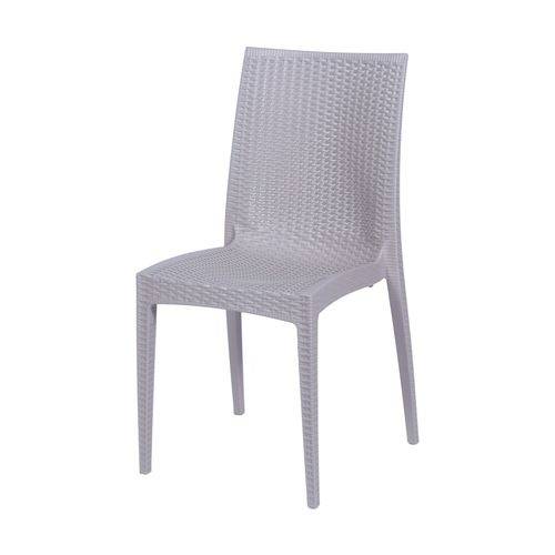 Cadeira Plástica Sem Braço PP Rattan OR Design Fendi