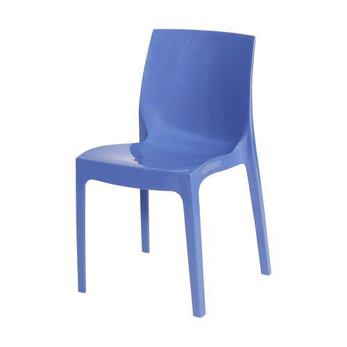 Cadeira Polipropileno Ice OR Design Azul