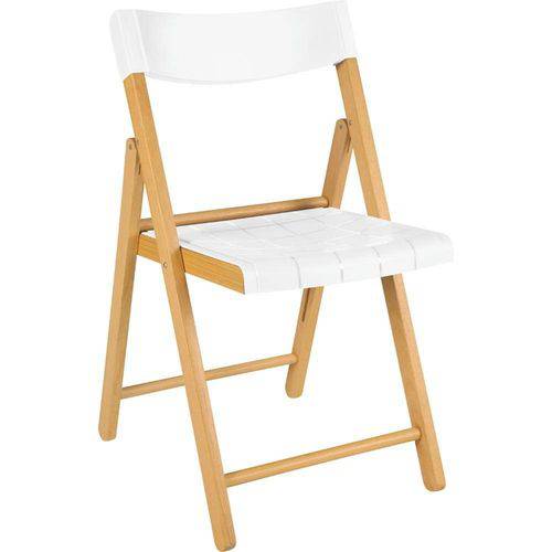 Cadeira Potenza Tramontina 13791/080 - Natural com Branco