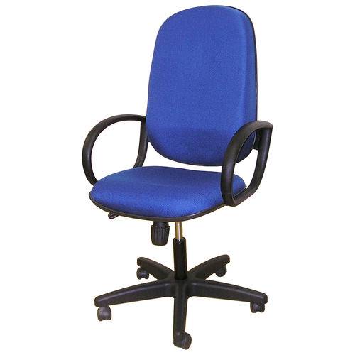 Cadeira Presidente Multivisao com Relax e Rodizios Azul