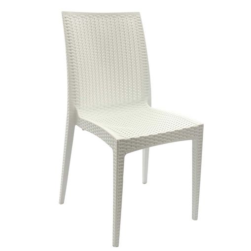 Cadeira Rattan Branca OR Design