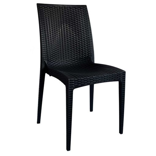 Cadeira Rattan Preta OR Design