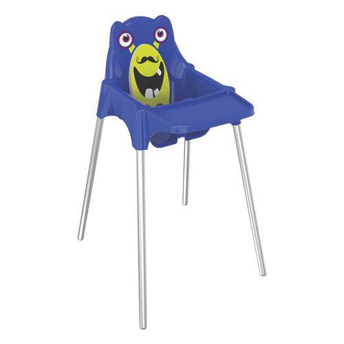 Cadeira Refeicao Monster Alta Azul