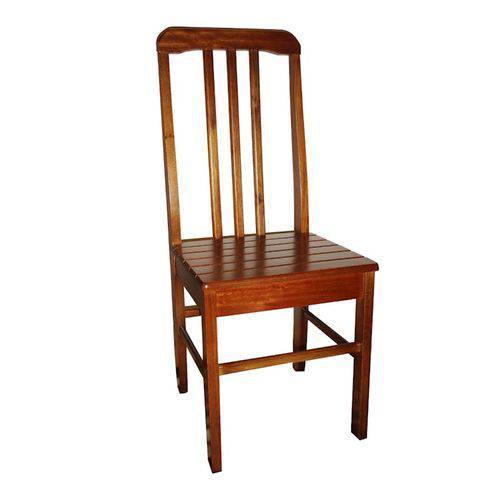 Cadeira Requinte com Assento Ripado, Imbuia
