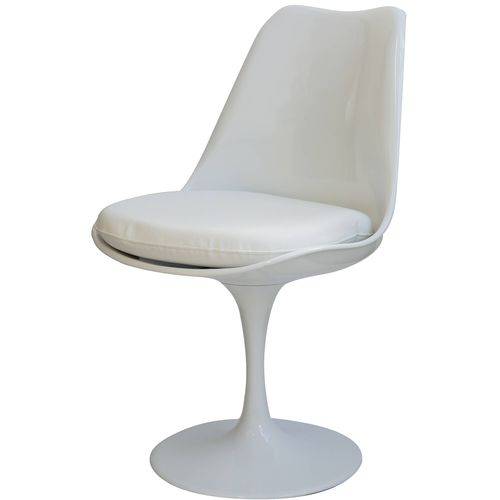 Cadeira Saarinen Branca (com Almofada Branca) - 15044