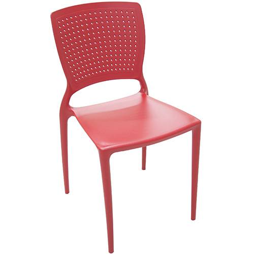 Cadeira Safira Polipropileno Vermelha - Tramontina