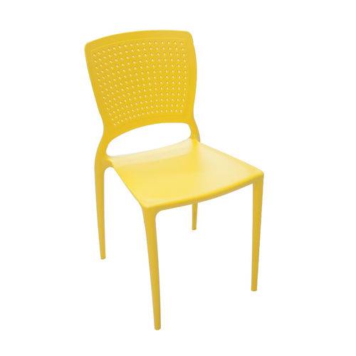 Cadeira Safira Sem Braço Amarelo Summa - Tramontina