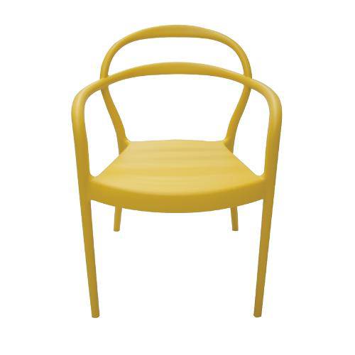 Cadeira Sissi com Braço Amarela Summa - Tramontina