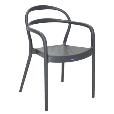 Cadeira Sissi com Braços Grafite Tramontina 92045007