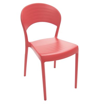 Cadeira Sissi Encosto Fechado Vermelha Tramontina