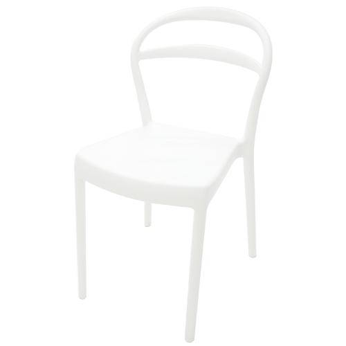 Cadeira Sissi Encosto Vazado Branco - TRAMONTINA