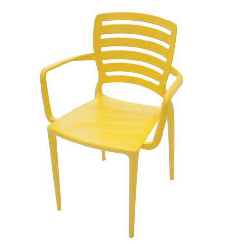 Cadeira Sofia com Braço Amarela Tramontina 92036/000