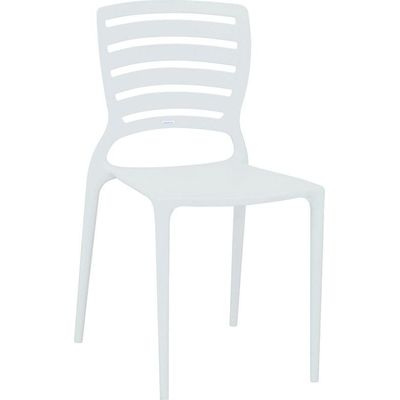 Cadeira Sofia Encosto Horizontal Branca Tramontina 92237010