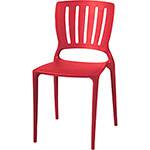 Cadeira Sofia Encosto Vazado Vertical Vermelha - Tramontina