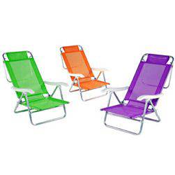 Cadeira Sol de Verão Fashion ( Lilás, Laranja e Verde)