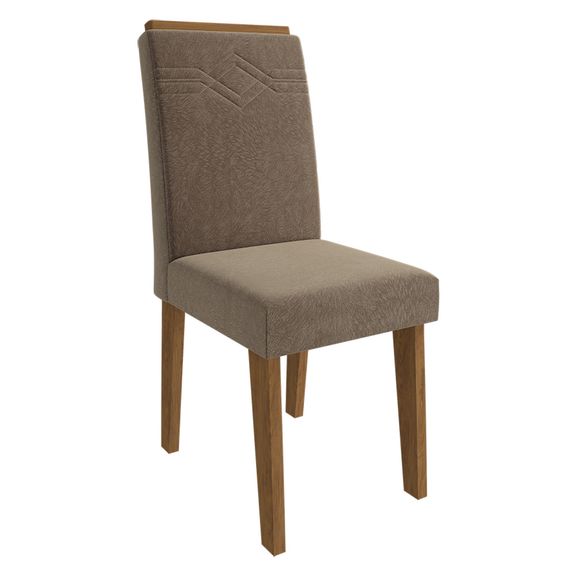 Cadeira Taís com Moldura Pluma - Savana