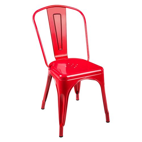 Cadeira Tolix Vermelha Vermelha